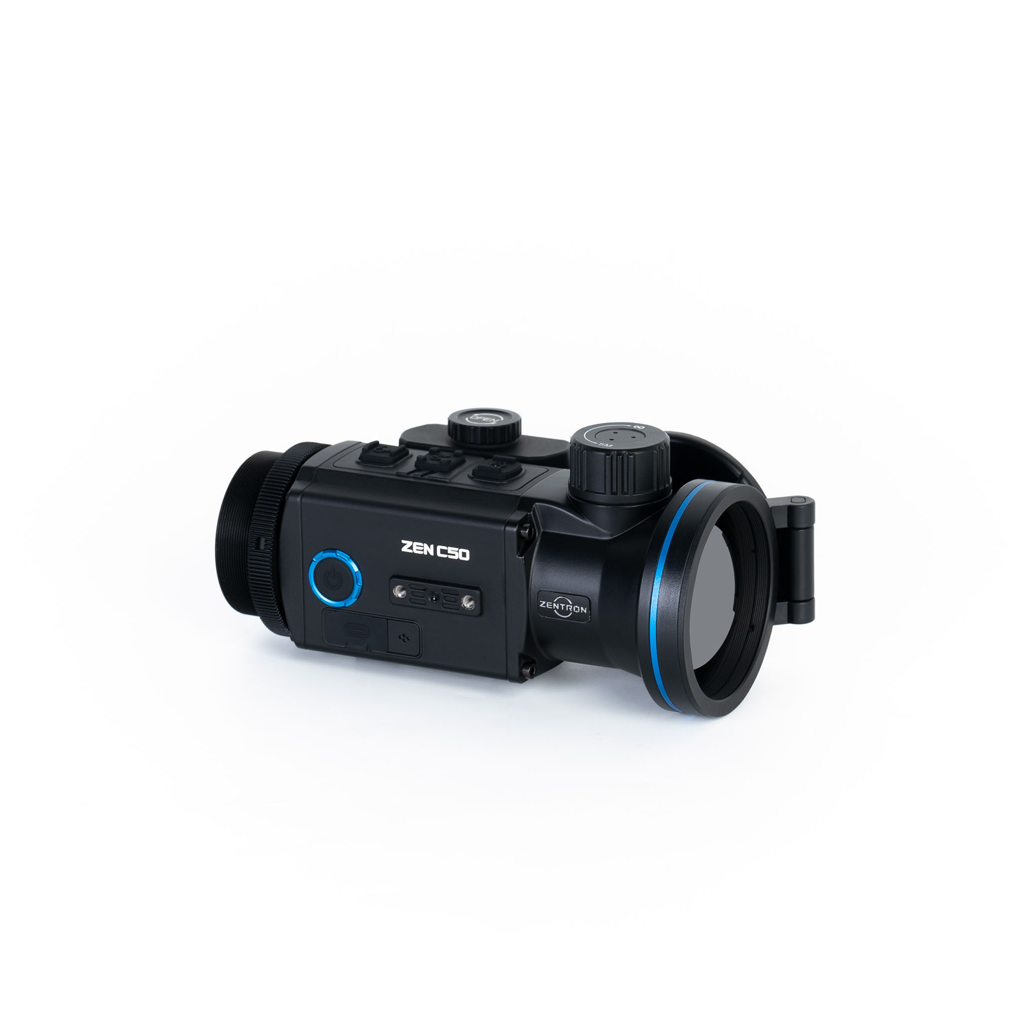 ZENC50 Nachtsichtgerät in schwarz mit blauen Akzenten und modernem Design