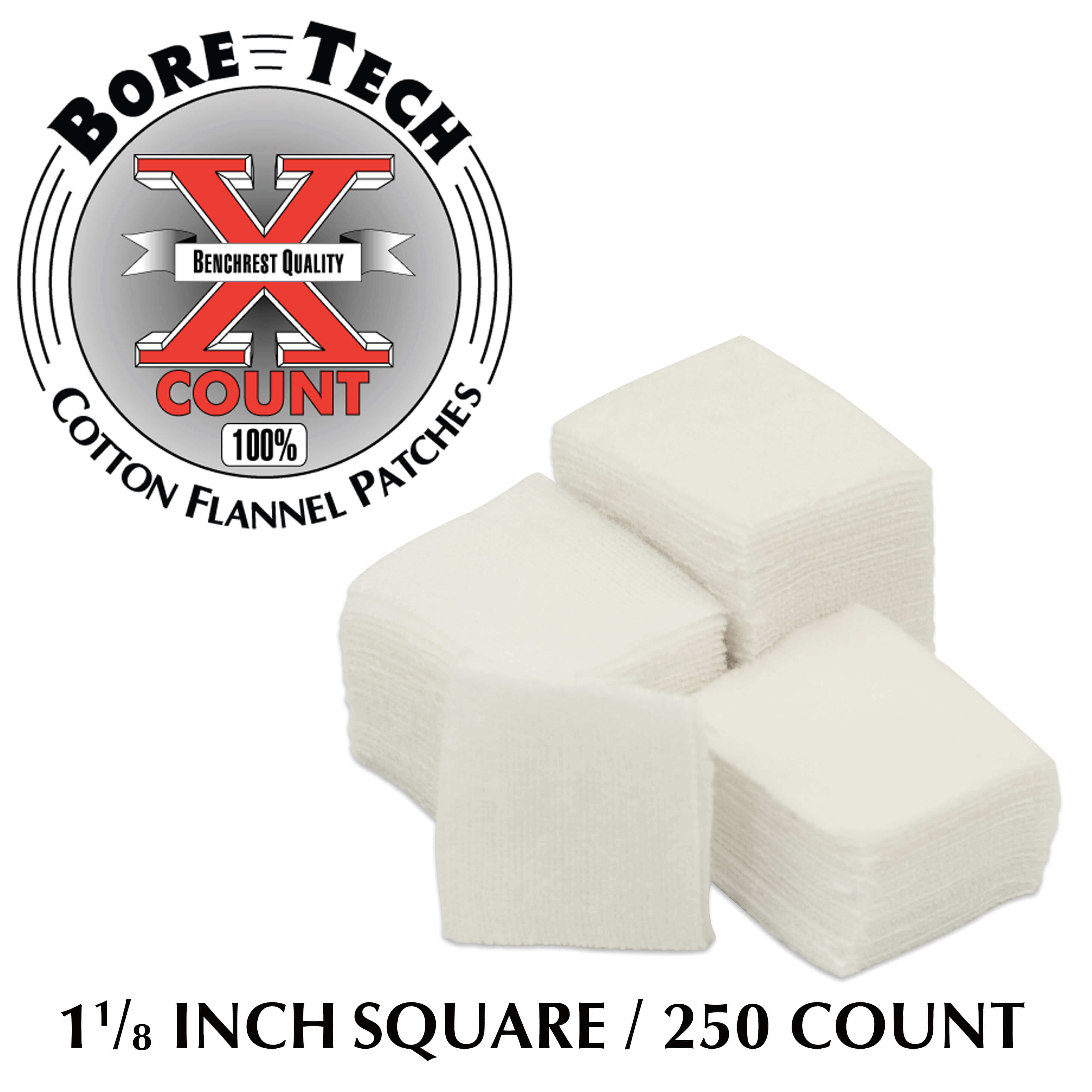 Bore Tech X-Count Patch 1 1/8" quadratisch - .22 CF
