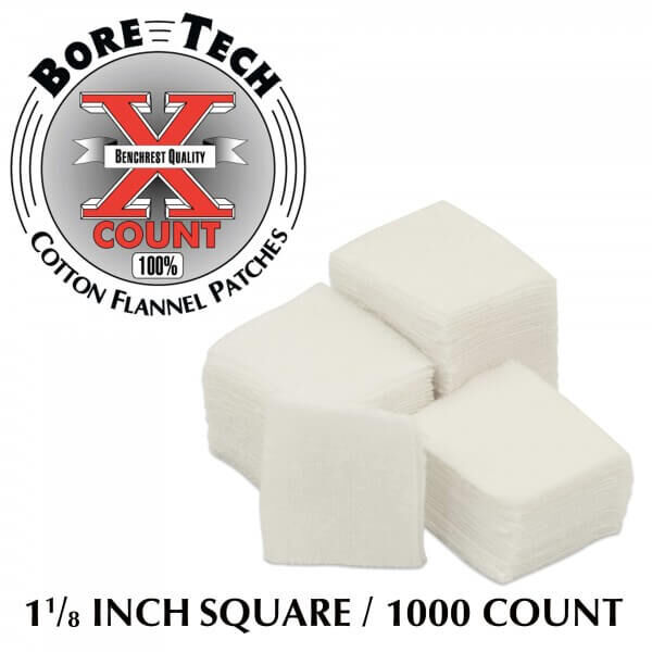 Bore Tech X-Count Patch 1 1/8" quadratisch - .22 CF