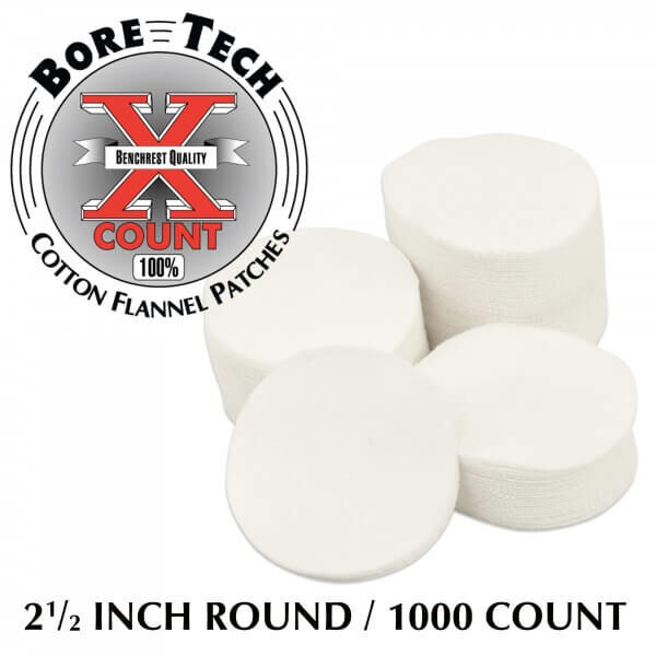 Bore Tech X-Count Patch 2 1/2" rund - .45